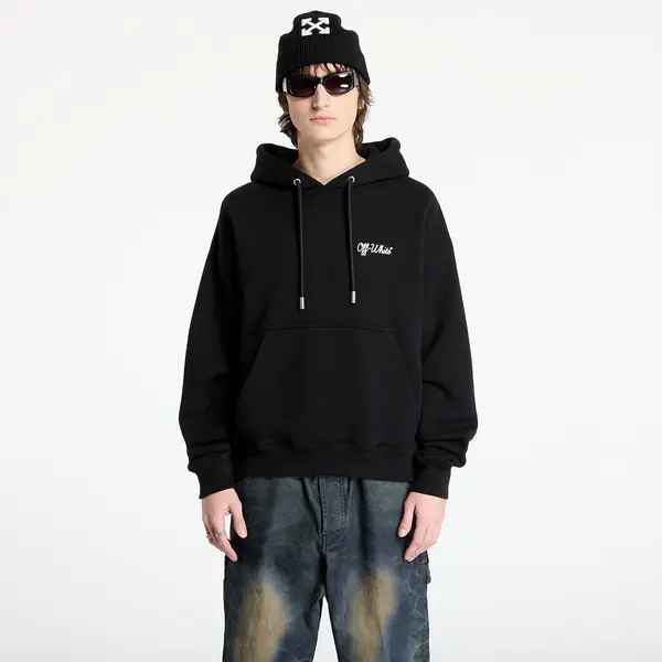 Off-White Суитшърт Off-White Script Skate Hoodie Black/ White XXL