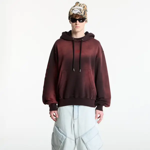 Off-White Суитшърт Off-White x AC Milan Regular Hoodie UNISEX Black/ Red XXL
