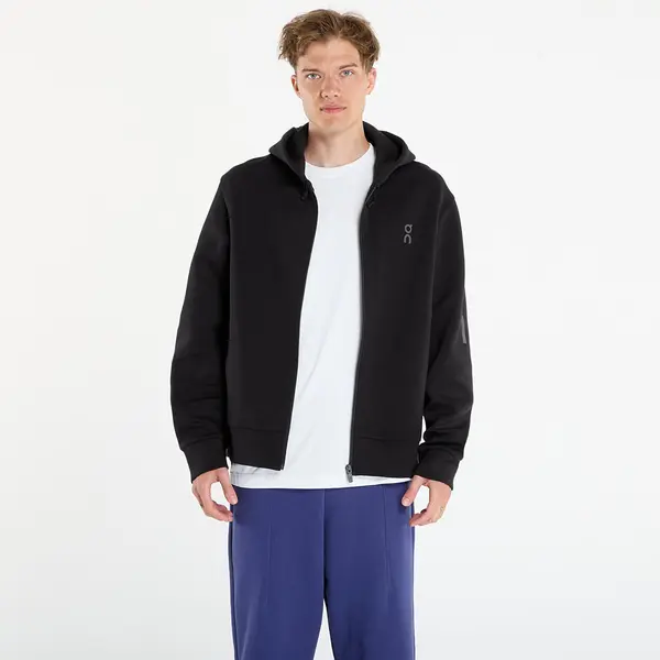 On Суитшърт On Focus Tech Zip Hoodie Black M