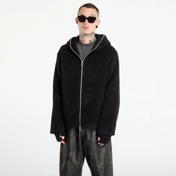 Our Legacy Суитшърт OUR LEGACY Full Zip Hood Black Hairy Wool 54
