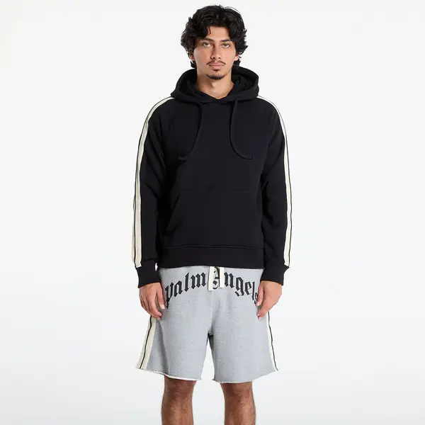 Palm Angels Суитшърт Palm Angels Curved Logo Track Hoody Black/ Off White L