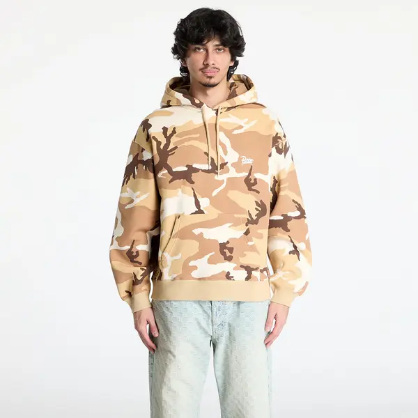 Patta Суитшърт Patta Bark Woodland Camo Boxy Hooded Sweater UNISEX Sand Dollar S