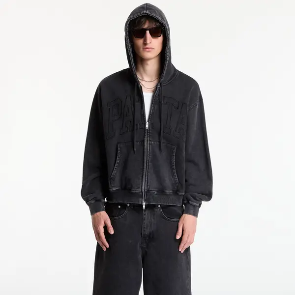 Patta Суитшърт Patta Loopback Logo Zip Hooded Sweater UNISEX Moonless Night M