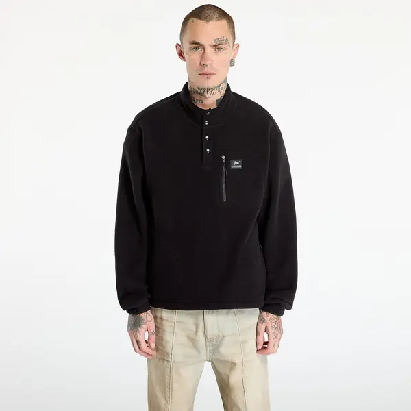 Patta Суитшърт Patta Sherpa Fleece Overhead UNISEX Black XL