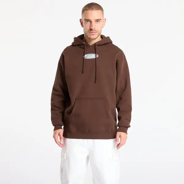 PLEASURES Суитшърт PLEASURES Overview Hoodie Brown L
