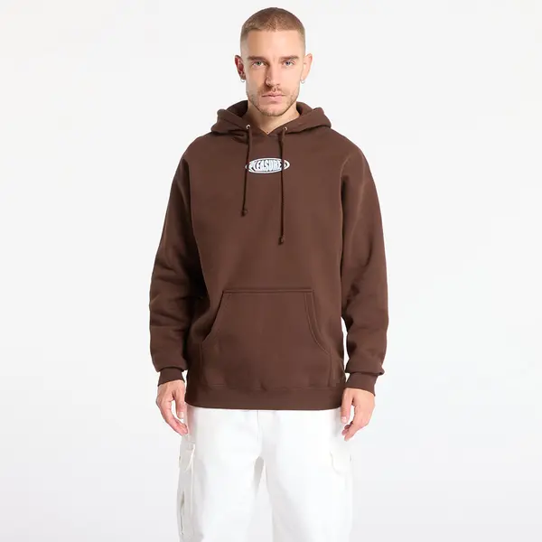 PLEASURES Суитшърт PLEASURES Overview Hoodie Brown S