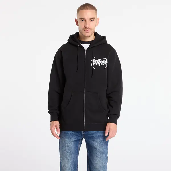 PLEASURES Суитшърт PLEASURES Pond Zip Hoodie Black L