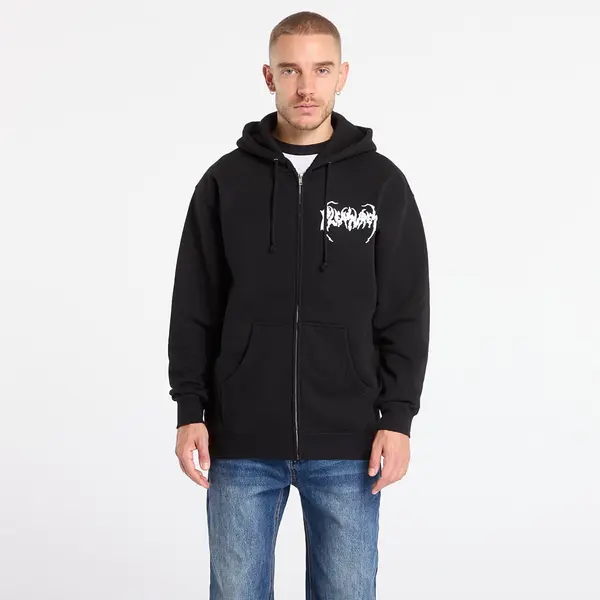 PLEASURES Суитшърт PLEASURES Pond Zip Hoodie Black S