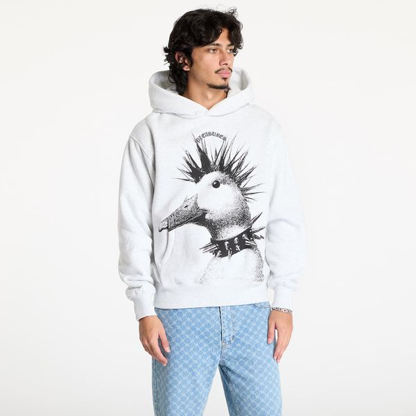 PLEASURES Суитшърт PLEASURES Punk Duck Hoodie Heather Grey S