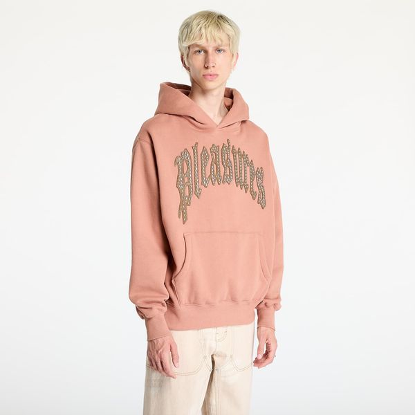 PLEASURES Суитшърт PLEASURES Twitch Studded Hoodie Clay S
