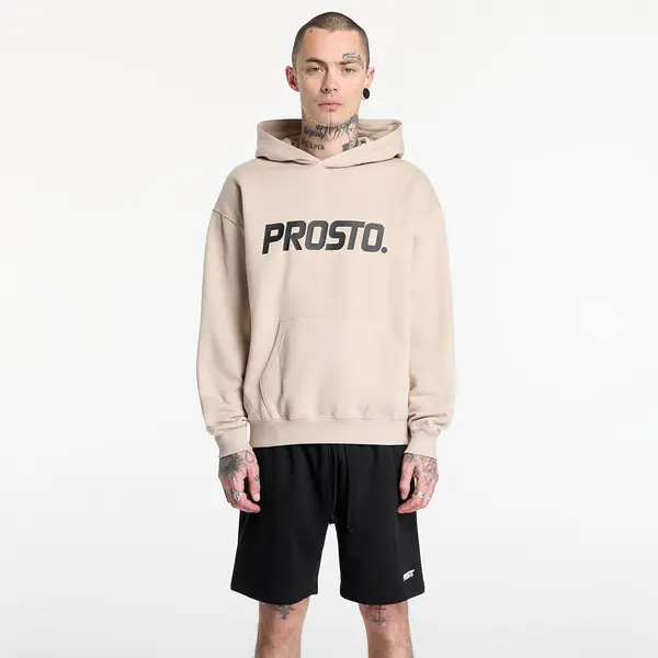 Prosto Суитшърт Prosto Hoodie Big Log Beige M