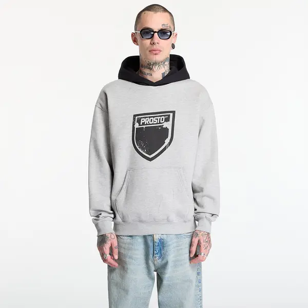Prosto Суитшърт Prosto Hoodie Splash Shield Gray L