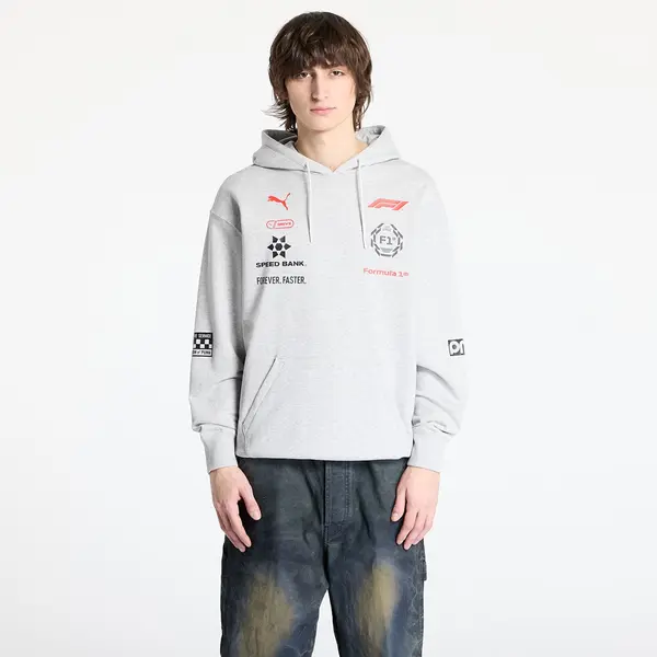 Puma Суитшърт Puma F1 Racing Hoodie Light Gray Heather XL