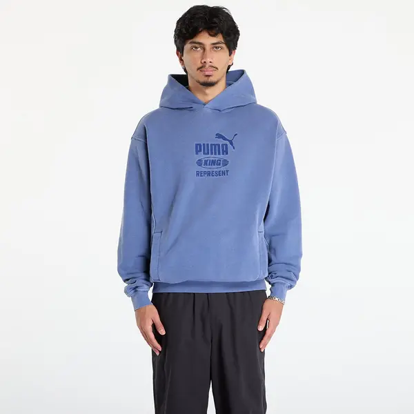 Puma Суитшърт Puma x REPRESENT Graphic Hoodie Blue Dusk XL