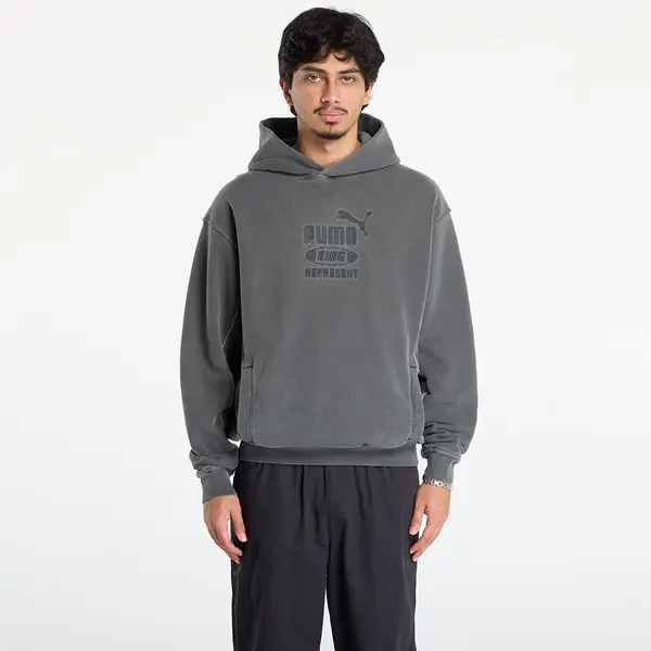 Puma Суитшърт Puma x REPRESENT Graphic Hoodie Flat Dark Gray M