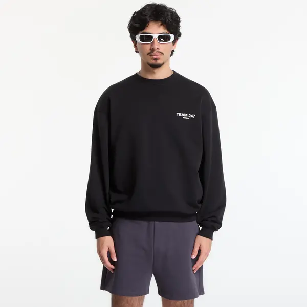 REPRESENT Суитшърт REPRESENT 247 Team Oversized Crew UNISEX Jet Black S