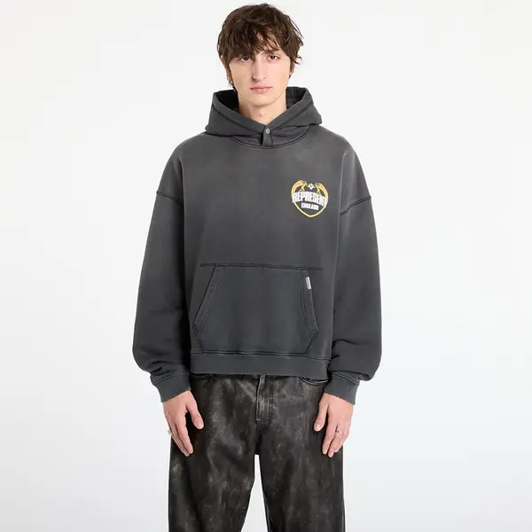 REPRESENT Суитшърт REPRESENT Represent Angel Border Hoodie Stained Black M