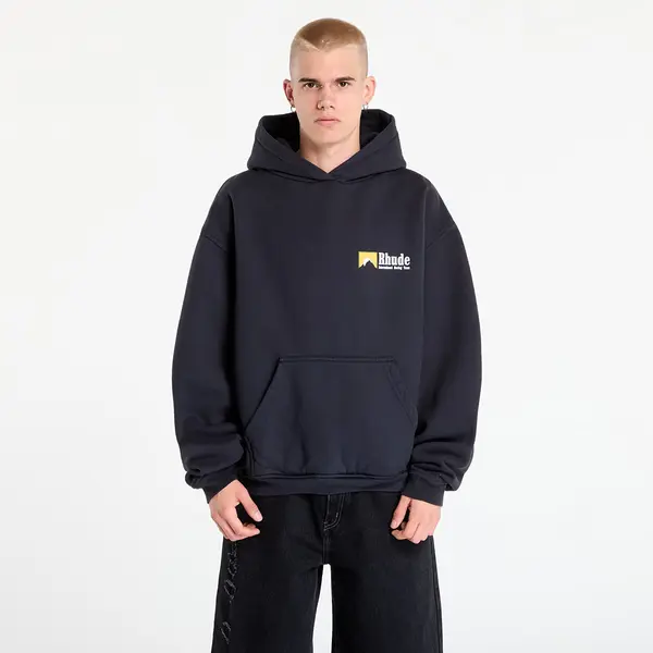 Rhude Суитшърт Rhude International Racing Logo Hoodie Vintage Black M