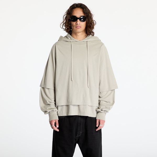 Rick Owens DRKSHDW Суитшърт Rick Owens DRKSHDW Knit T-Shirt - Hustler Hoodie Pearl XL