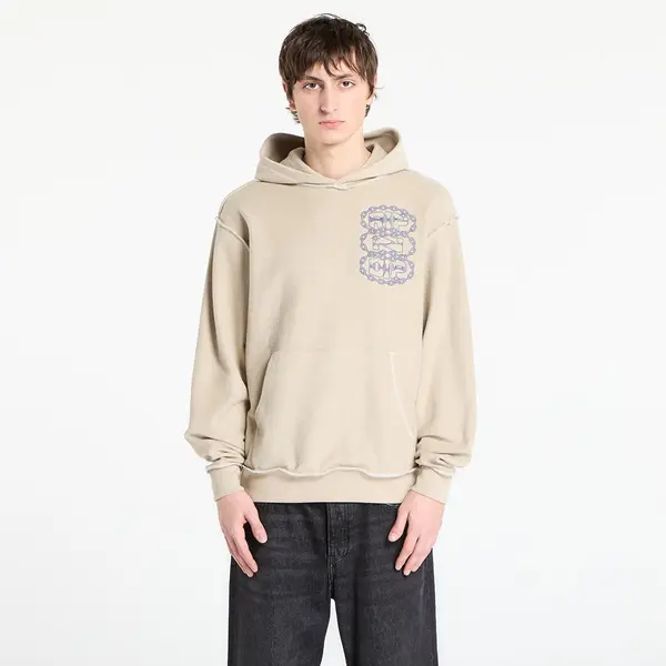 RIPNDIP Суитшърт RIPNDIP Linked Up Reverse Stitched Hoodie Khaki S