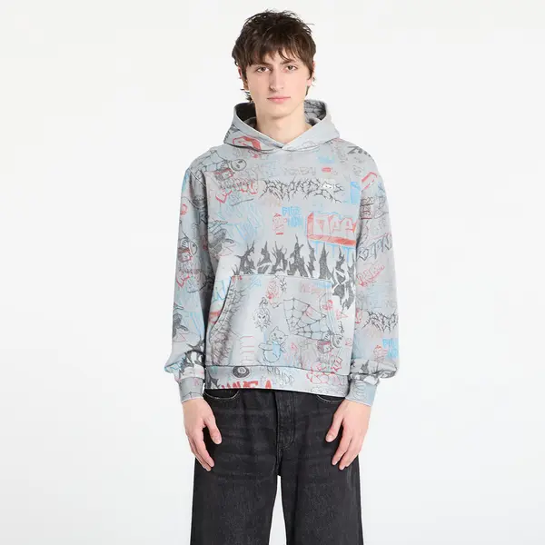 RIPNDIP Суитшърт RIPNDIP Marker Hoodie Sage Grey Vintage Wash S