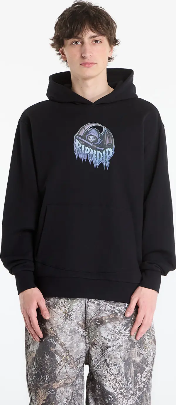 RIPNDIP Суитшърт RIPNDIP Out Of Time Hoodie Black Wash XL