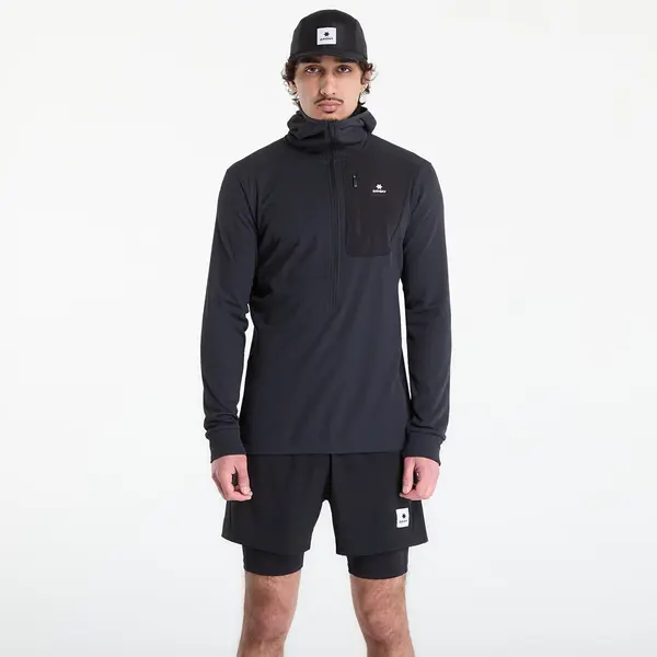 SAYSKY Суитшърт SAYSKY Combat Half Zip Fleece Hoodie Black S