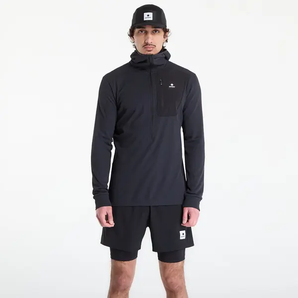 SAYSKY Суитшърт SAYSKY Combat Half Zip Fleece Hoodie Black XL