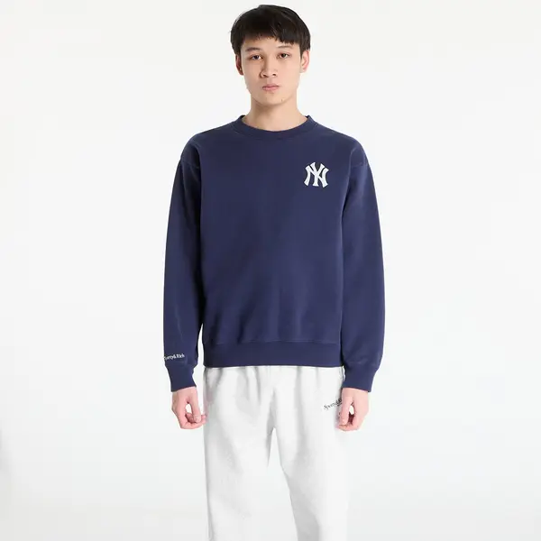 Sporty & Rich Суитшърт Sporty & Rich Heritage Yankees Serif Crewneck UNISEX Dark Navy XL