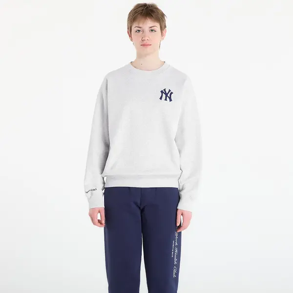 Sporty & Rich Суитшърт Sporty & Rich Heritage Yankees Serif Crewneck UNISEX Heather Gray S