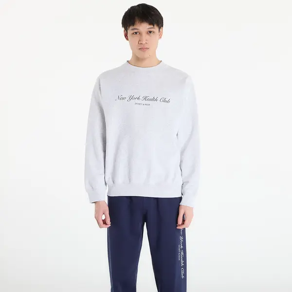 Sporty & Rich Суитшърт Sporty & Rich NY Health Club Crewneck UNISEX Heather Gray L