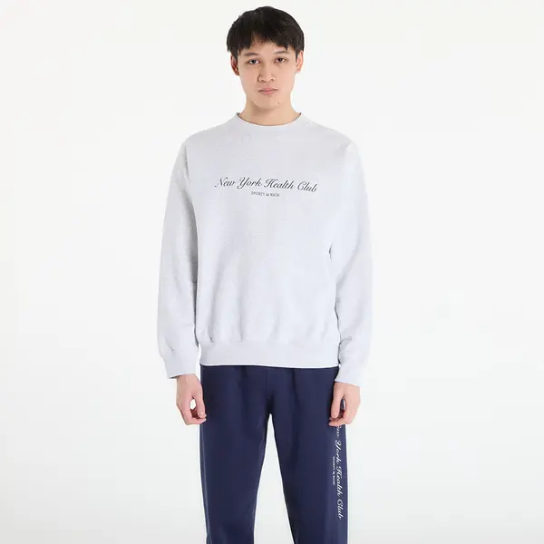 Sporty & Rich Суитшърт Sporty & Rich NY Health Club Crewneck UNISEX Heather Gray L