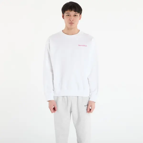 Sporty & Rich Суитшърт Sporty & Rich NY Motion Crewneck UNISEX White XS