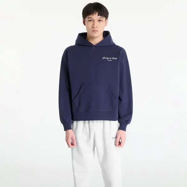 Sporty & Rich Суитшърт Sporty & Rich Syracuse Hoodie UNISEX Dark Navy XS