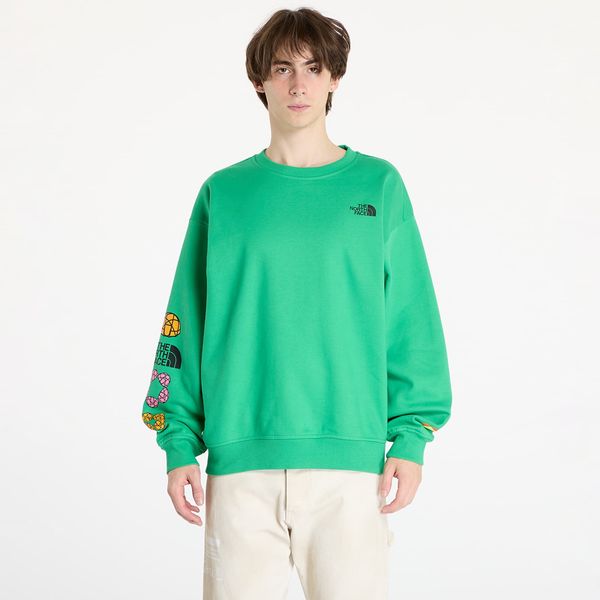 The North Face Суитшърт The North Face x Yinka Ilori Graphic Crew Sweatshirt UNISEX Optic Emerald S