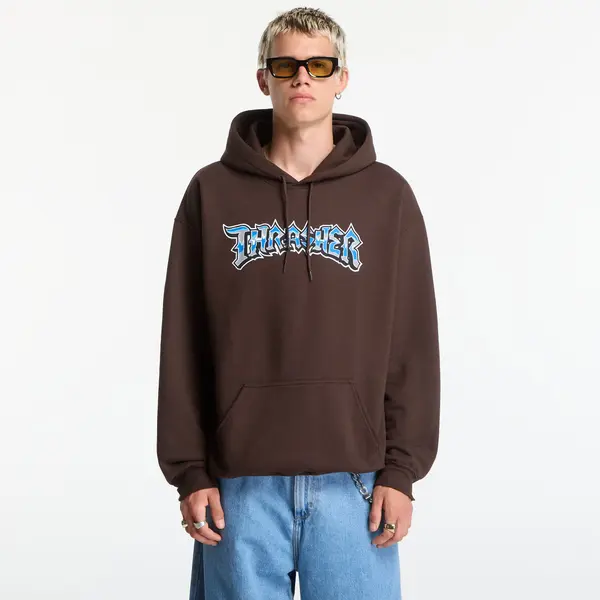 Thrasher Суитшърт Thrasher Cruisin' Hoodie Brown L