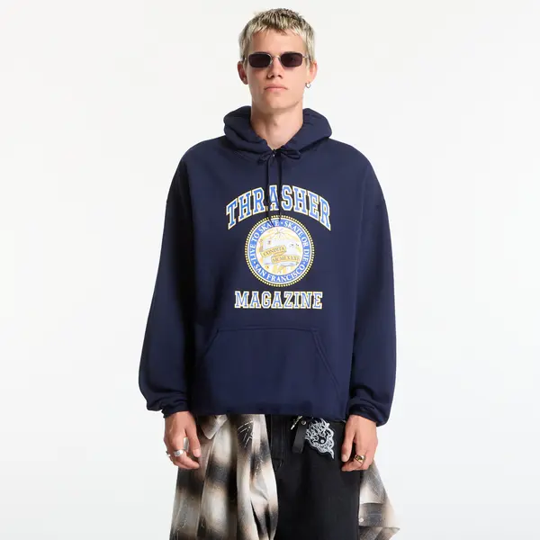 Thrasher Суитшърт Thrasher Dropout Hoodie Blue M