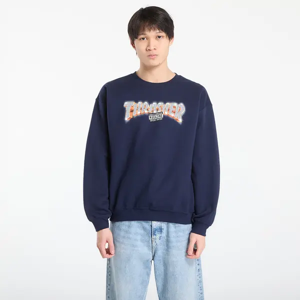Thrasher Суитшърт Thrasher Explicit Crewneck Navy M