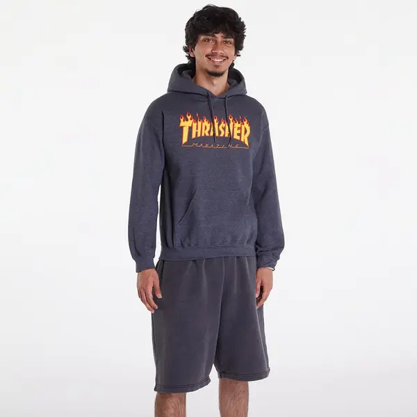 Thrasher Суитшърт Thrasher Flame Hoodie Dark Grey M
