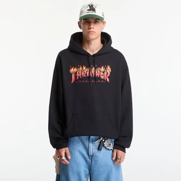 Thrasher Суитшърт Thrasher Fuego Hoodie Black M