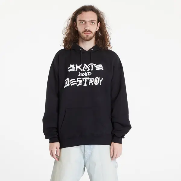 Thrasher Суитшърт Thrasher Skate And Destroy Hood Black S
