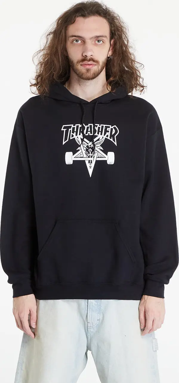 Thrasher Суитшърт Thrasher Skategoat Hood Black XL