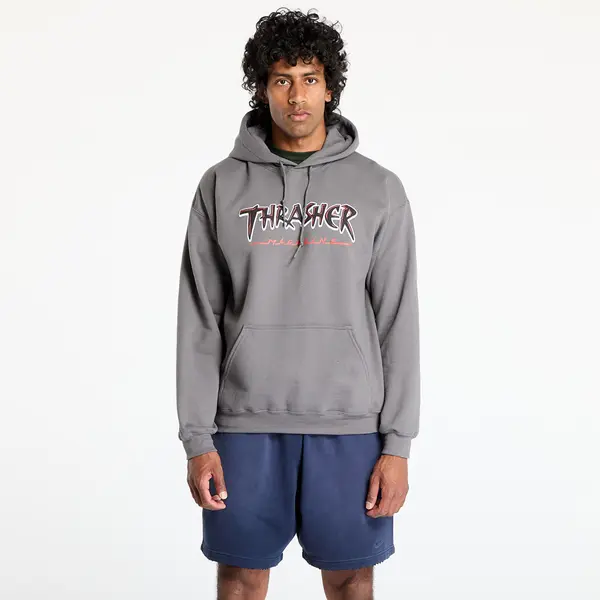 Thrasher Суитшърт Thrasher Slash Hoodie Charcoal S