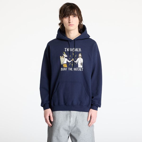 Thrasher Суитшърт Thrasher x Toy Machine B.T.H. Hoodie Navy L