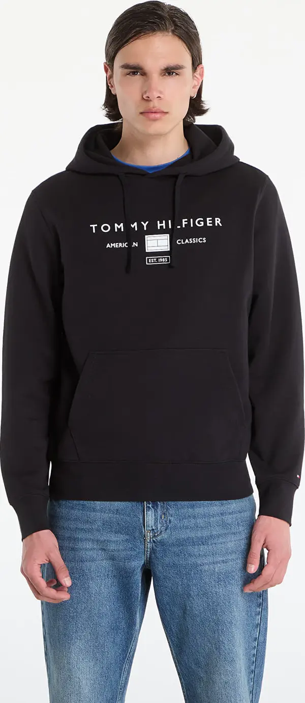 Tommy Hilfiger Суитшърт Tommy Hilfiger Brand Love Tr Mono Stack Hoody Black L