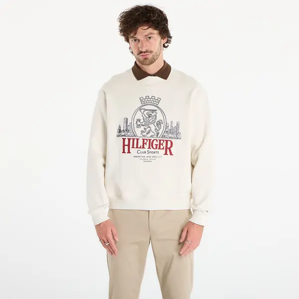 Tommy Hilfiger Суитшърт Tommy Hilfiger Heritage Series Crest Sweatshirt Ivory Petal L