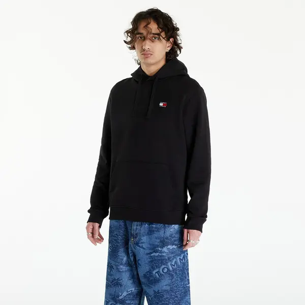 Tommy Hilfiger Суитшърт Tommy Jeans Reg Badge Hoodie Black L