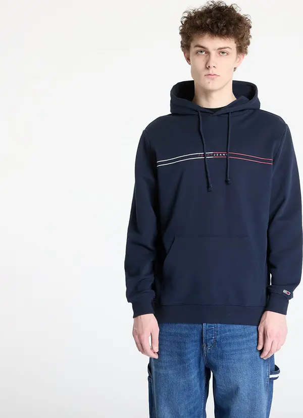 Tommy Hilfiger Суитшърт Tommy Jeans Regular Entry Graphic Hoodie Blue M