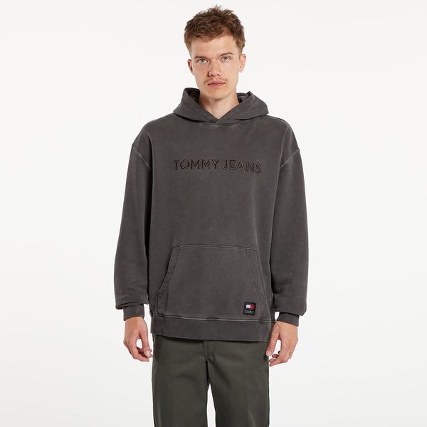 Tommy Hilfiger Суитшърт Tommy Jeans Relaxed Loose Classic Hoodie Black L