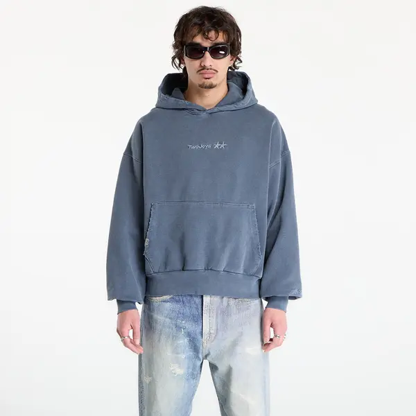 TwoJeys Суитшърт TwoJeys Icon Hoodie Pigment Dyed Blue S